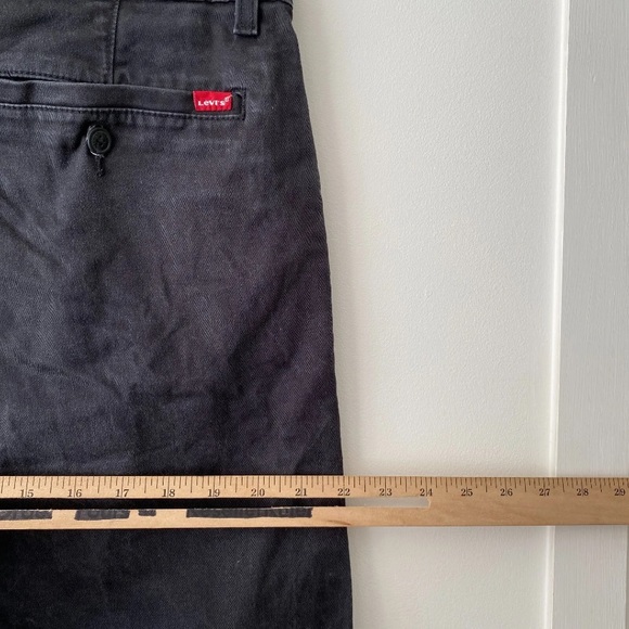 Levis Red Tab XX Chino Slim Taper Leg Black W36 L29 - Picture 10 of 11